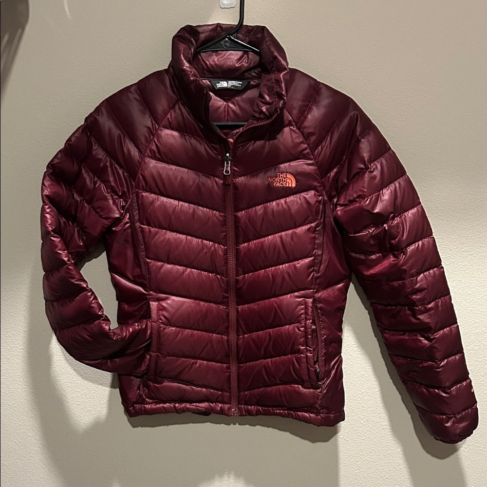 The North Face Women's Deep Red Puffer Jacket
